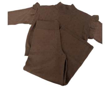 Hampton James Pointelle Knit Set