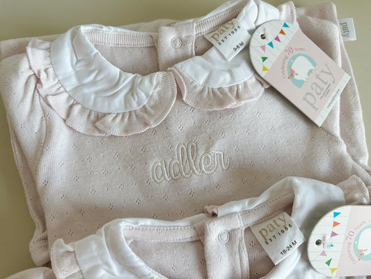 Paty Pointelle knit romper