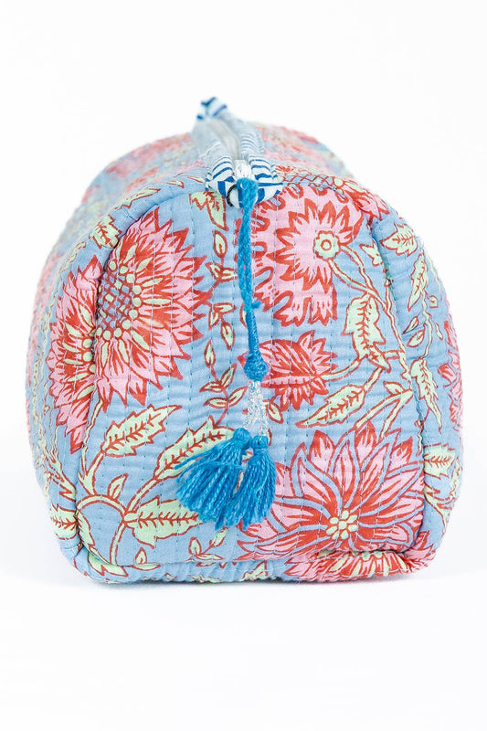 Floral Quilted Bag for Embroidery