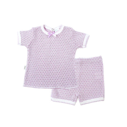 Solid Color 2pc Diaper Set with Shirt and Shorts **preorder**