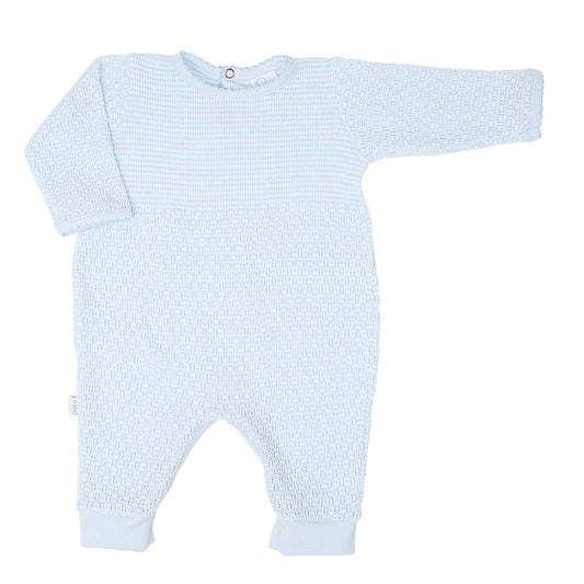 Paty Solid Romper with Pima Trim